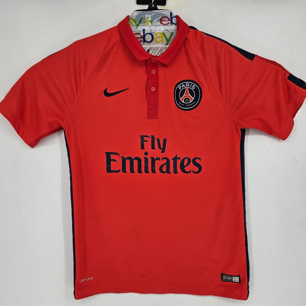 Nike Paris Saint-Germain Third Stadium Jersey Mens Medium Red PSG Dri Fit